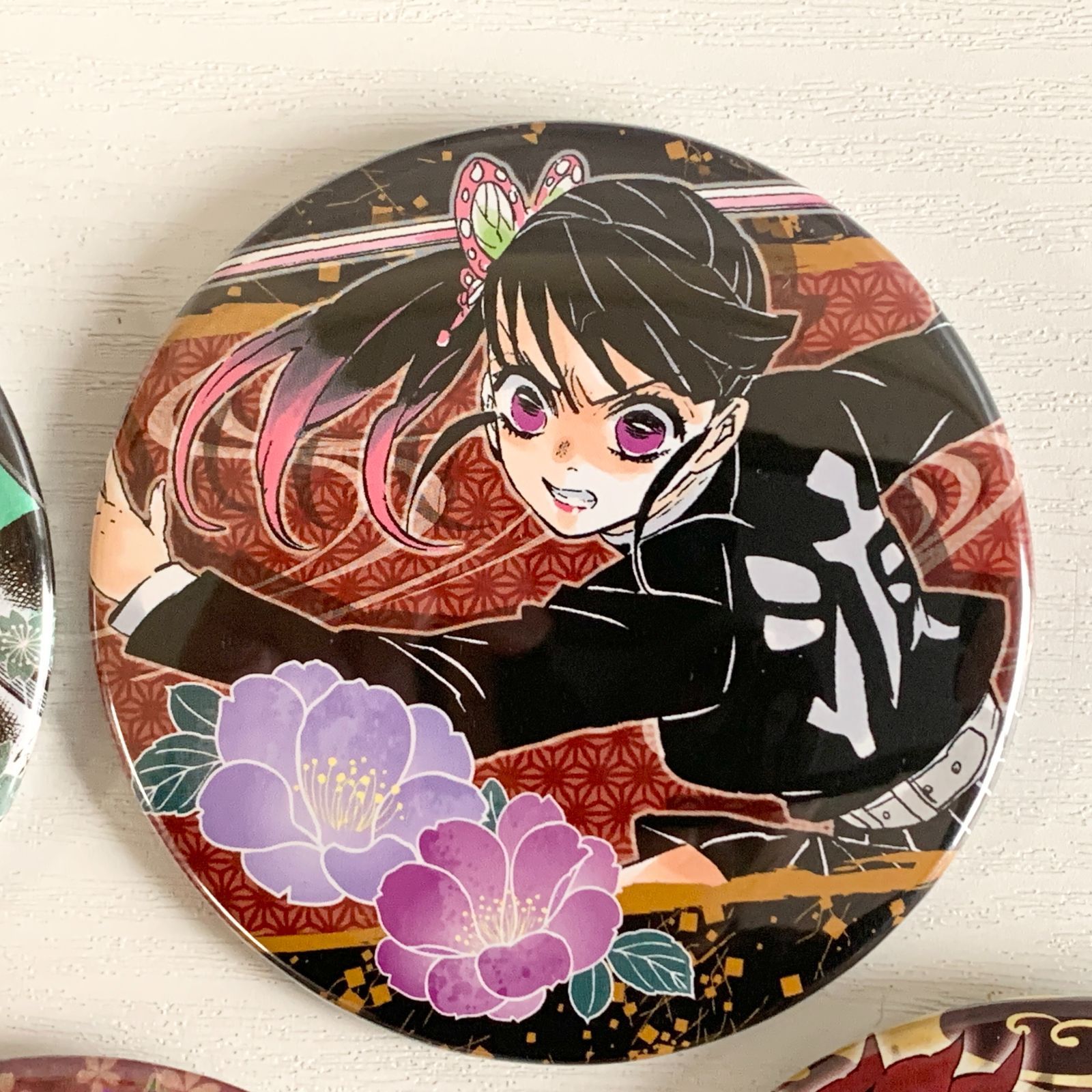 鬼滅の刃 キメツ学園 竈門炭治郎 AGF2021缶バッジ ホロ レア セット 鬼