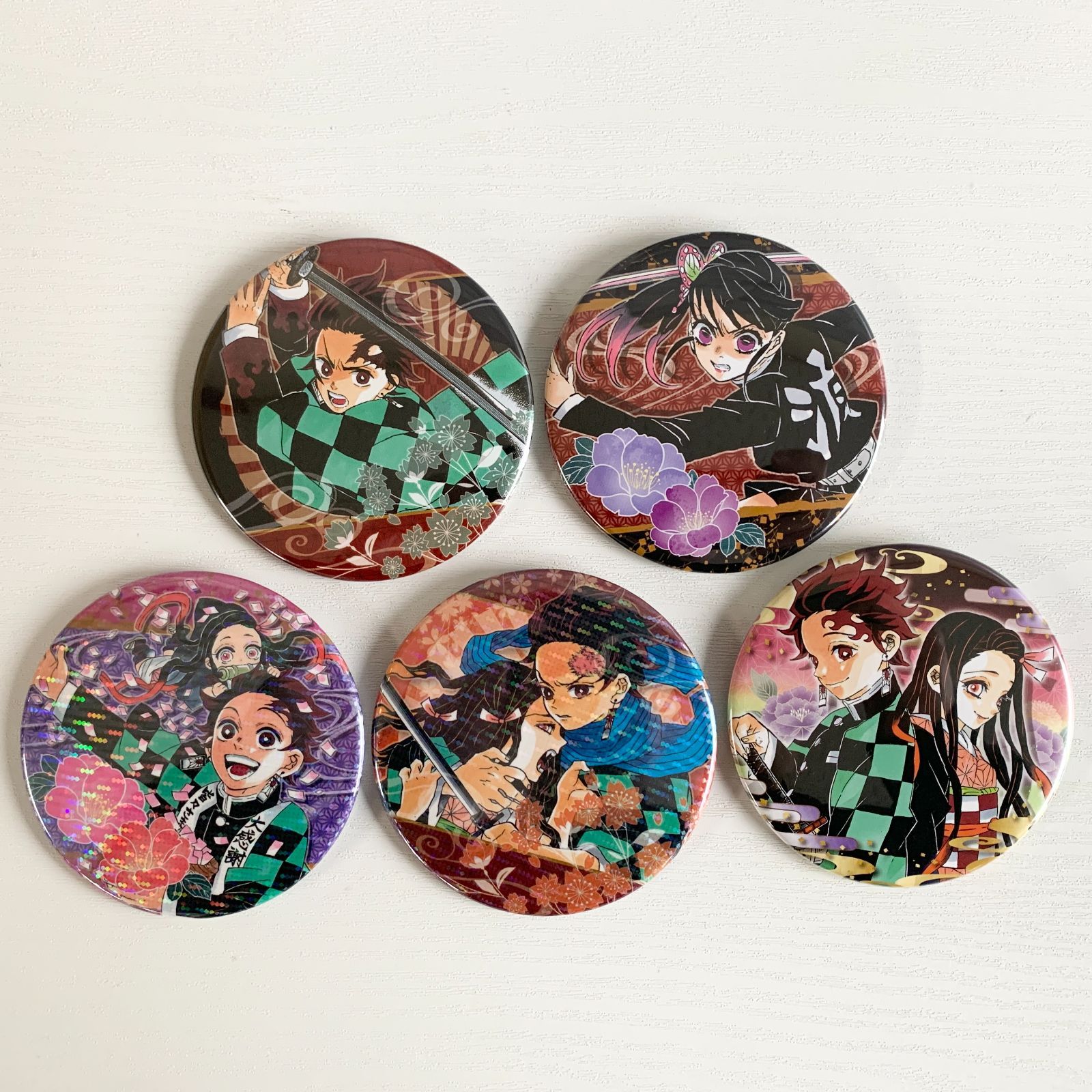 新品未開封 絵札缶バッジ 缶バッジコレクション 竈門炭治郎 竈門ねずこ 鬼滅の刃 全集中展 トレーディング缶バッジ 竈門炭治郎 竈門禰豆子