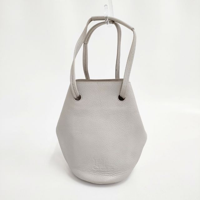 美品 ヒロフ プリマ 2way ハンド トートバッグ グレー イタリア製 バケツ 美品 ヒロフ プリマ 2way ハンド トートバッグ グレー イタリア製 バケツ