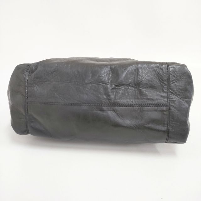 JURGEN LEHL レザー 革 トートバッグ ブラック レディース ヨーガン