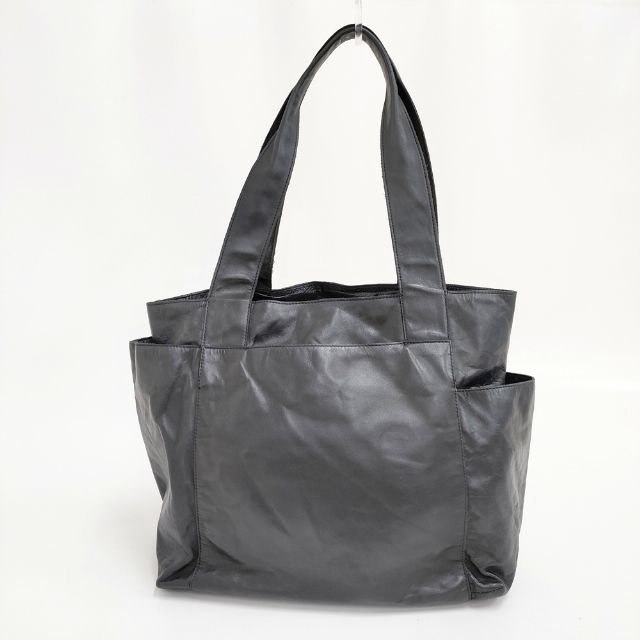 JURGEN LEHL レザー 革 トートバッグ ブラック レディース ヨーガン