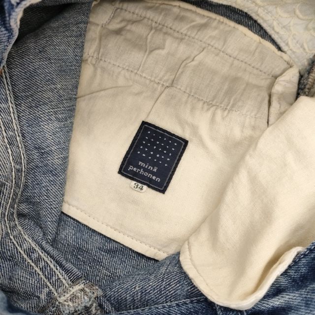 mina perhonen ma4115 always ジーンズ ダメージ加工 34 コットン  