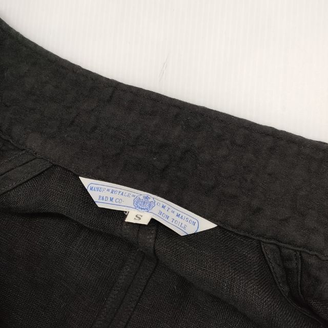 R&D.M.Co- マトラッセジャケット コットンリネン キルティング S  