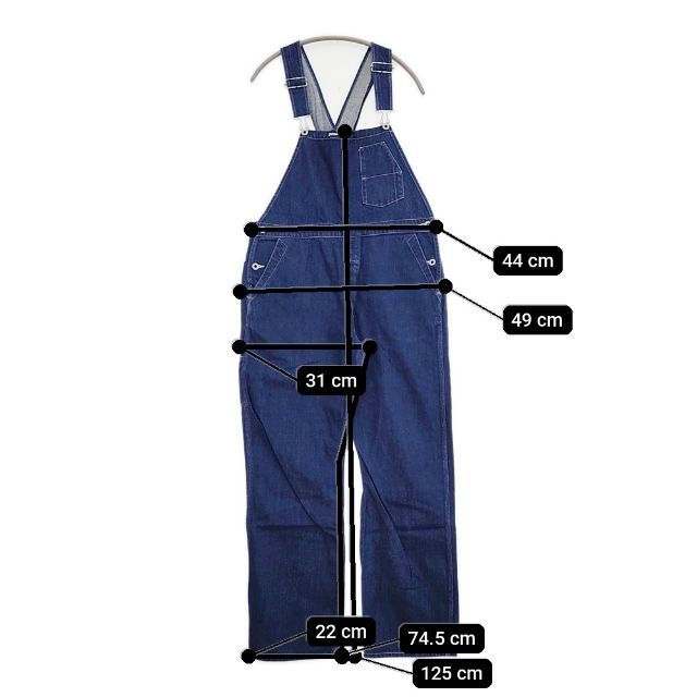 LENO OVERALLS INDIGO デニム サロペット インディゴ オーバーオール