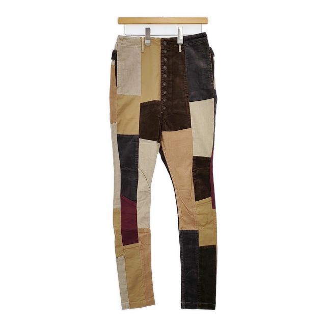 KAPITAL パッチワーク ピエロパンツ K1408LP45 1 S パンツ ベージュ