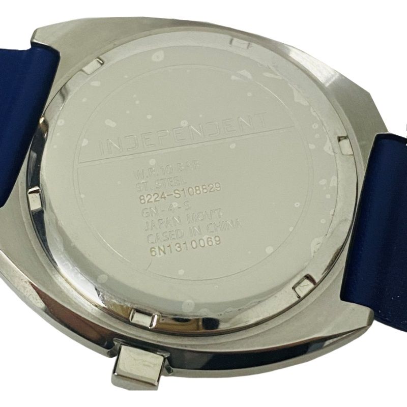 自動巻き ブルー文字盤