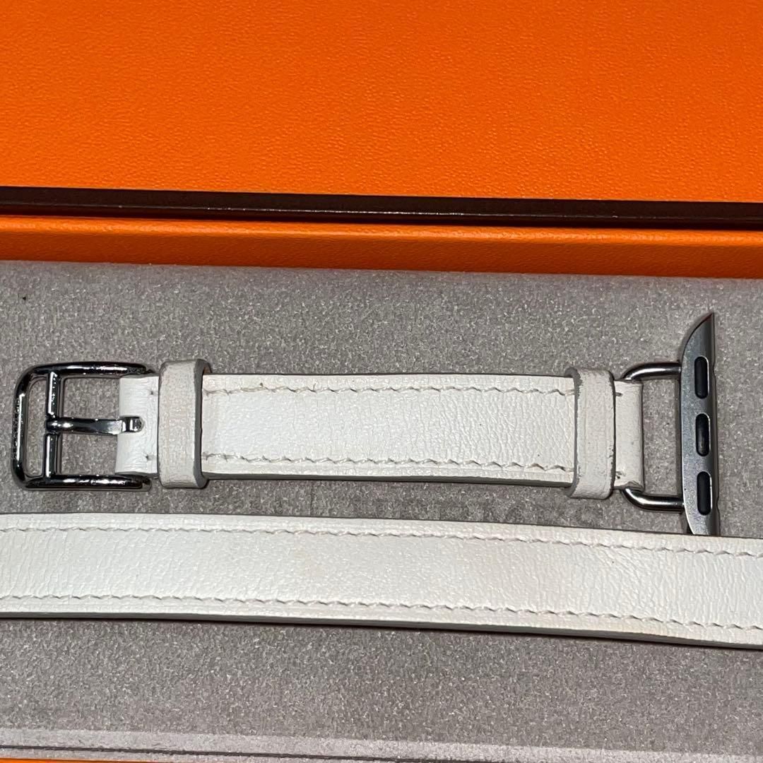 Apple Watch エルメス ホワイト ドゥブルトゥール 二重 41mm - メルカリ