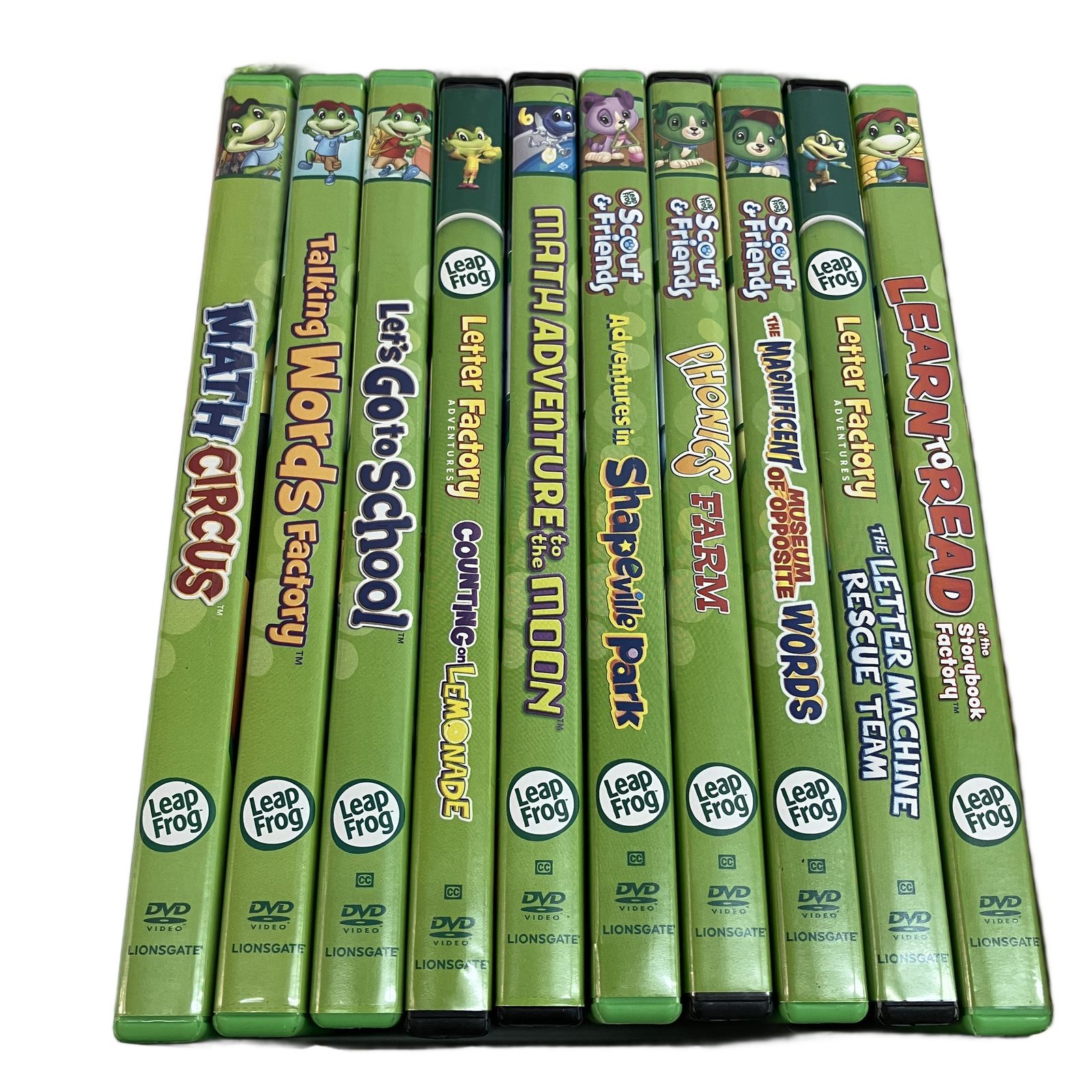 Leap Frog リープフロッグ LEARN with LEAP DVDセット 英語教材