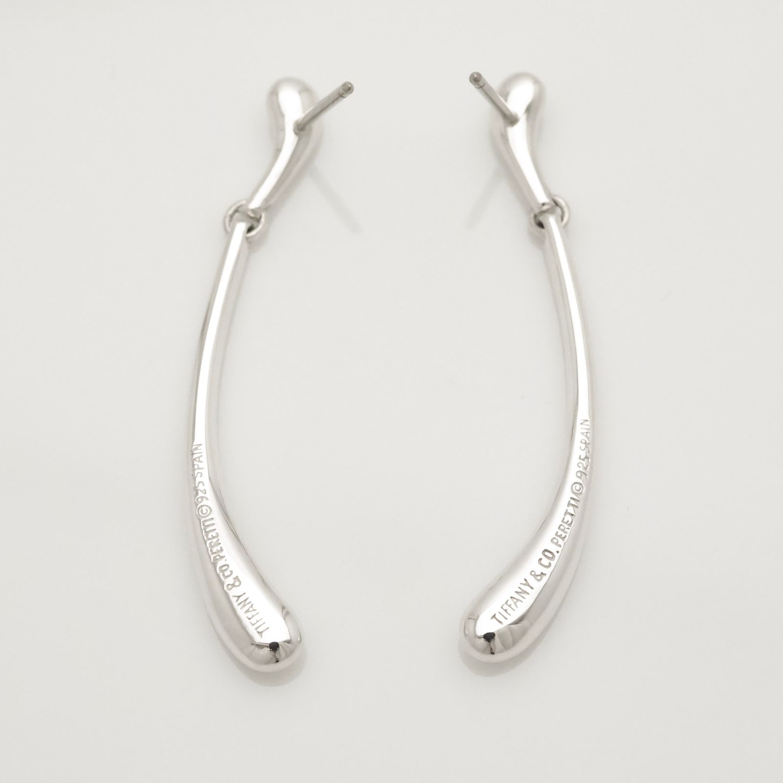 美品】ティファニー TIFFANY&Co. エロンゲイテッド ティアドロップ