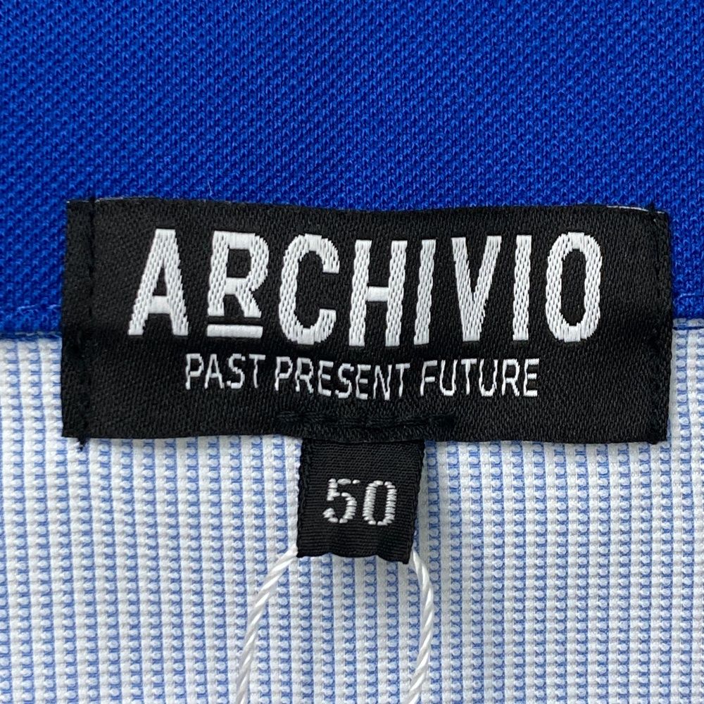 サイズ：50 ARCHIVIO アルチビオ 2024年モデル 半袖ポロシャツ バック