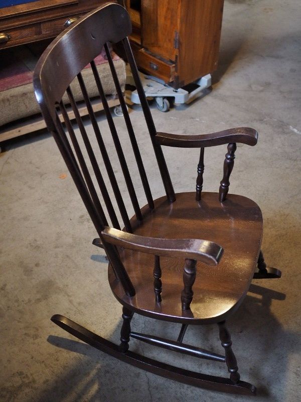 ヴィンテージロッキングチェア 昭和中期 古録展 送料無料 中古 品番