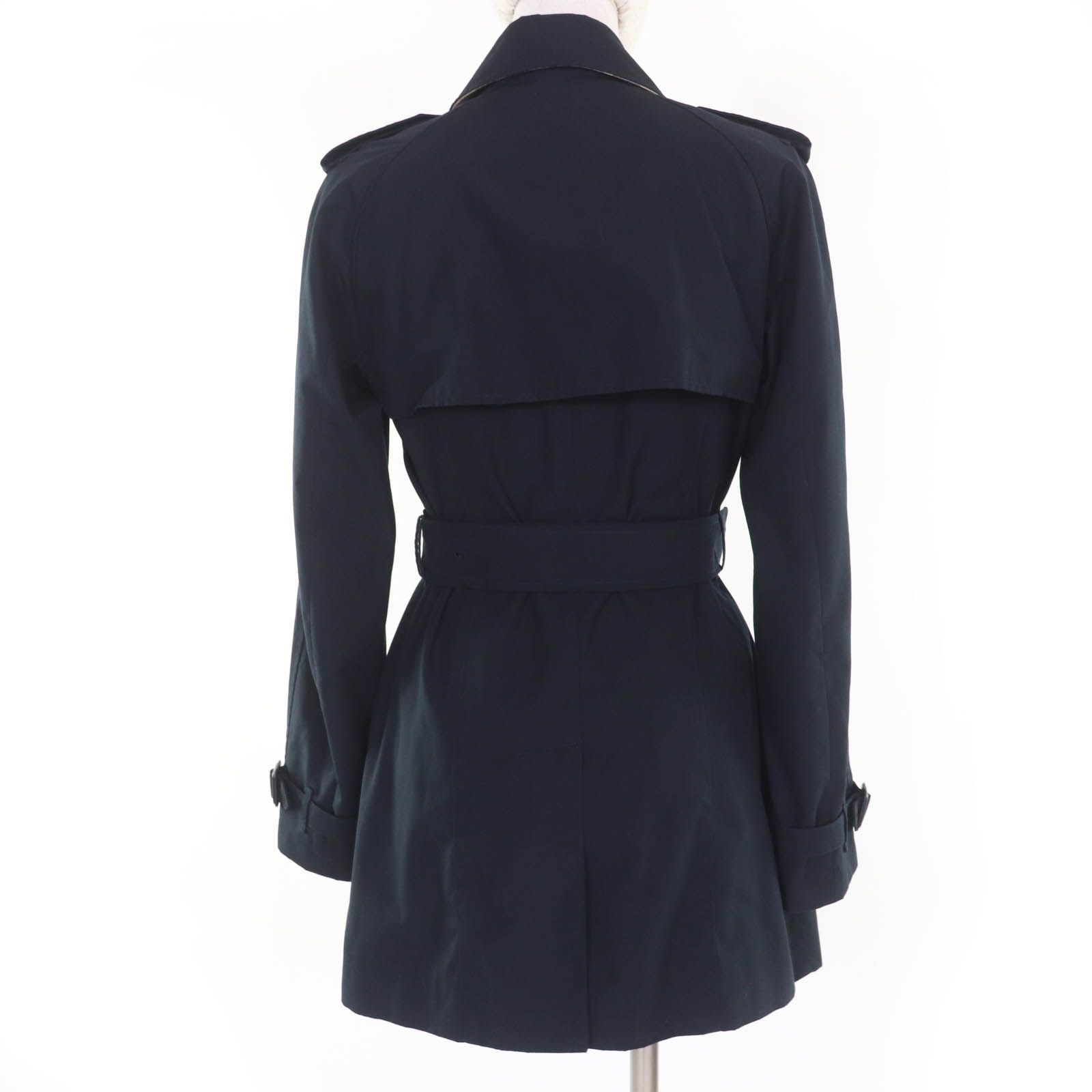 美品☆BURBERRY バーバリー 裏地ノバチェック ロゴボタン トレンチ