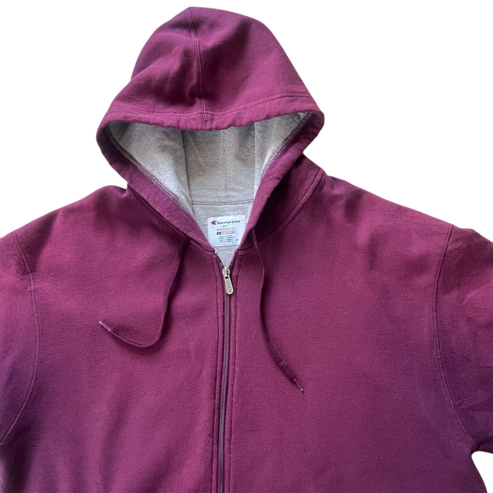 Champion ECO AUTHENTIC チャンピオン 無地 フルジップ スウェット 