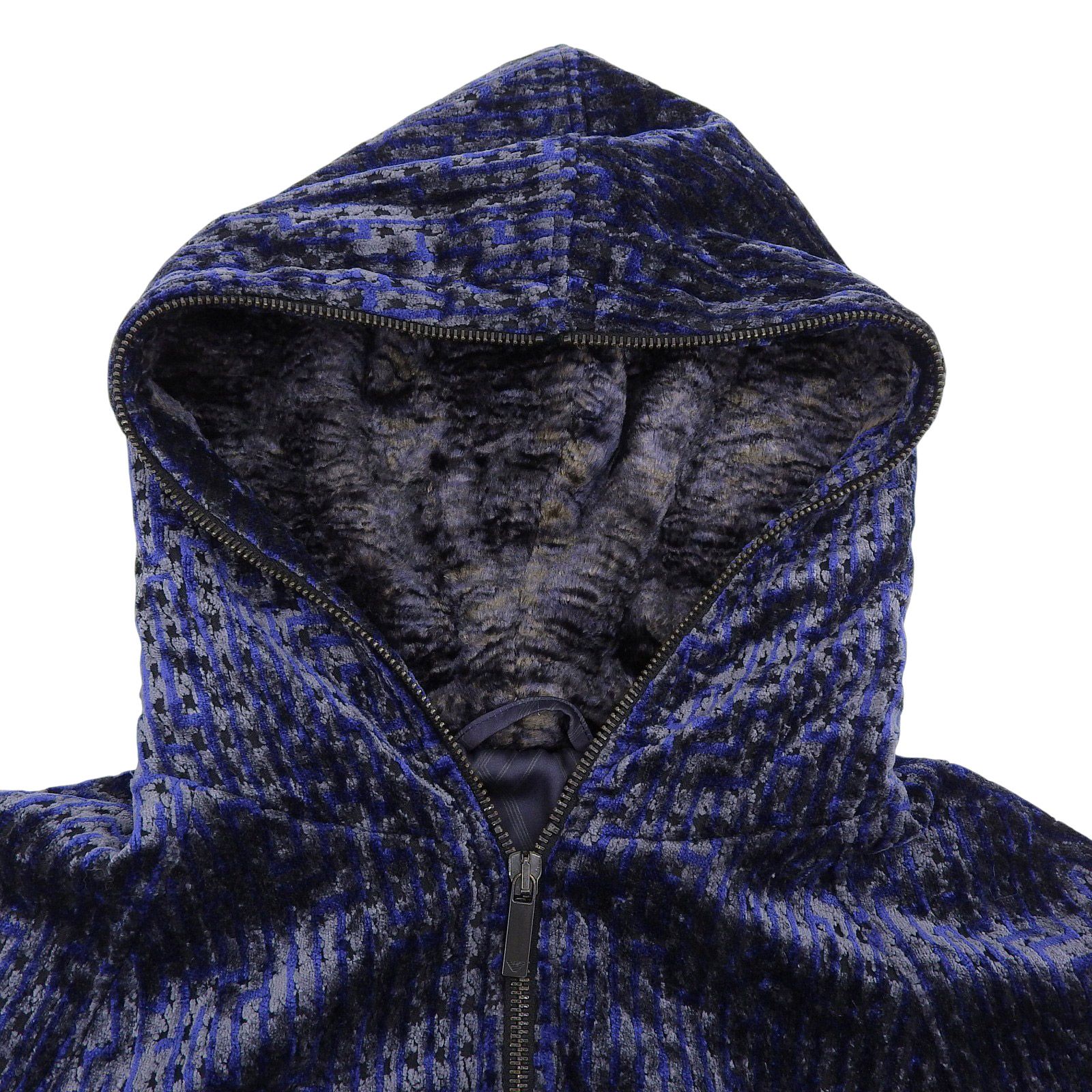 美品△EMPORIO ARMANI エンポリオ アルマーニ Z1R330 Z1842 ベロア W