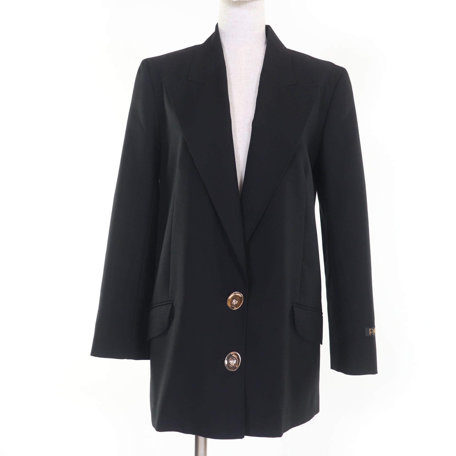 極美品☆PATOU パトゥ ES-JA011-05-2 ウール100％ ジュエリーボタン