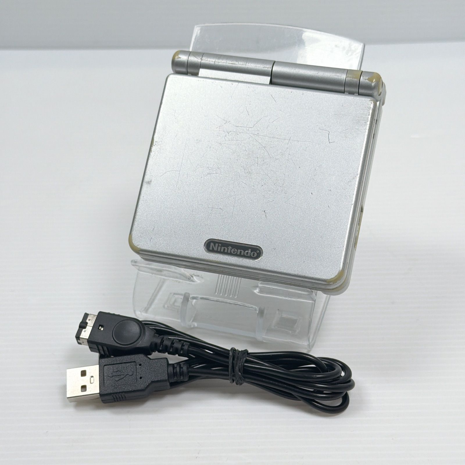 ゲームボーイアドバンスSP プラチナシルバー 遊べるセット ニンテンドー Nintendo Gameboy Advance SP GBA