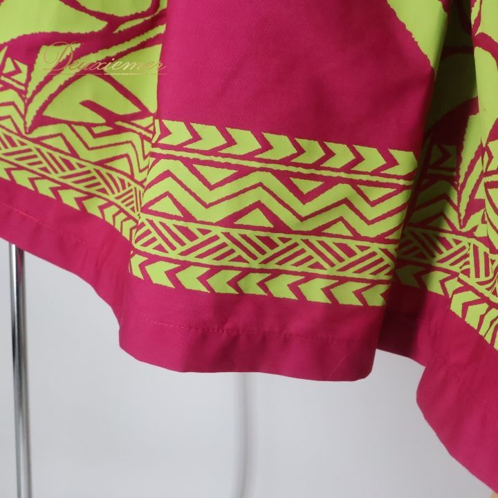 フラダンス 衣装 ツーピース セットアップ 上下セット パープル系