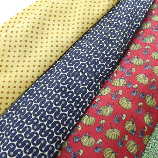 エルメス HERMES ネクタイ 5本セット レギュラータイ 絹 シルク ロゴ