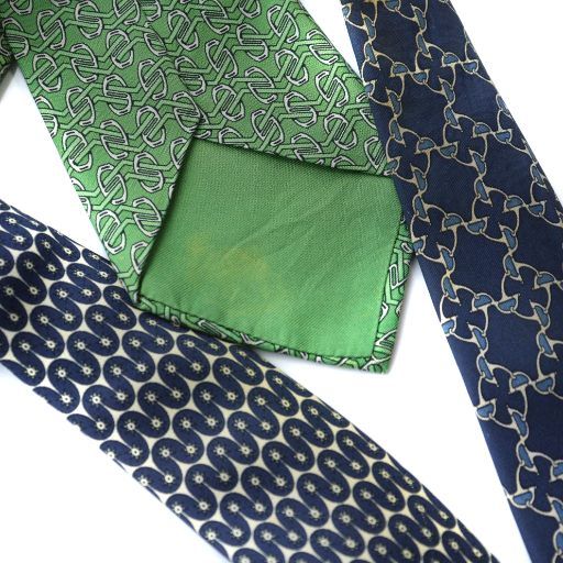 エルメス HERMES ネクタイ 5本セット レギュラータイ 絹 シルク ロゴ