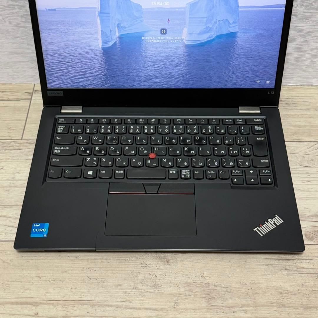 美品 ThinkPad L13 Gen2 11世代 i5 8GB 13.3インチ 美品 ThinkPad L13 Gen2 第11世代 i5 8GB Win11 Office付き 即納