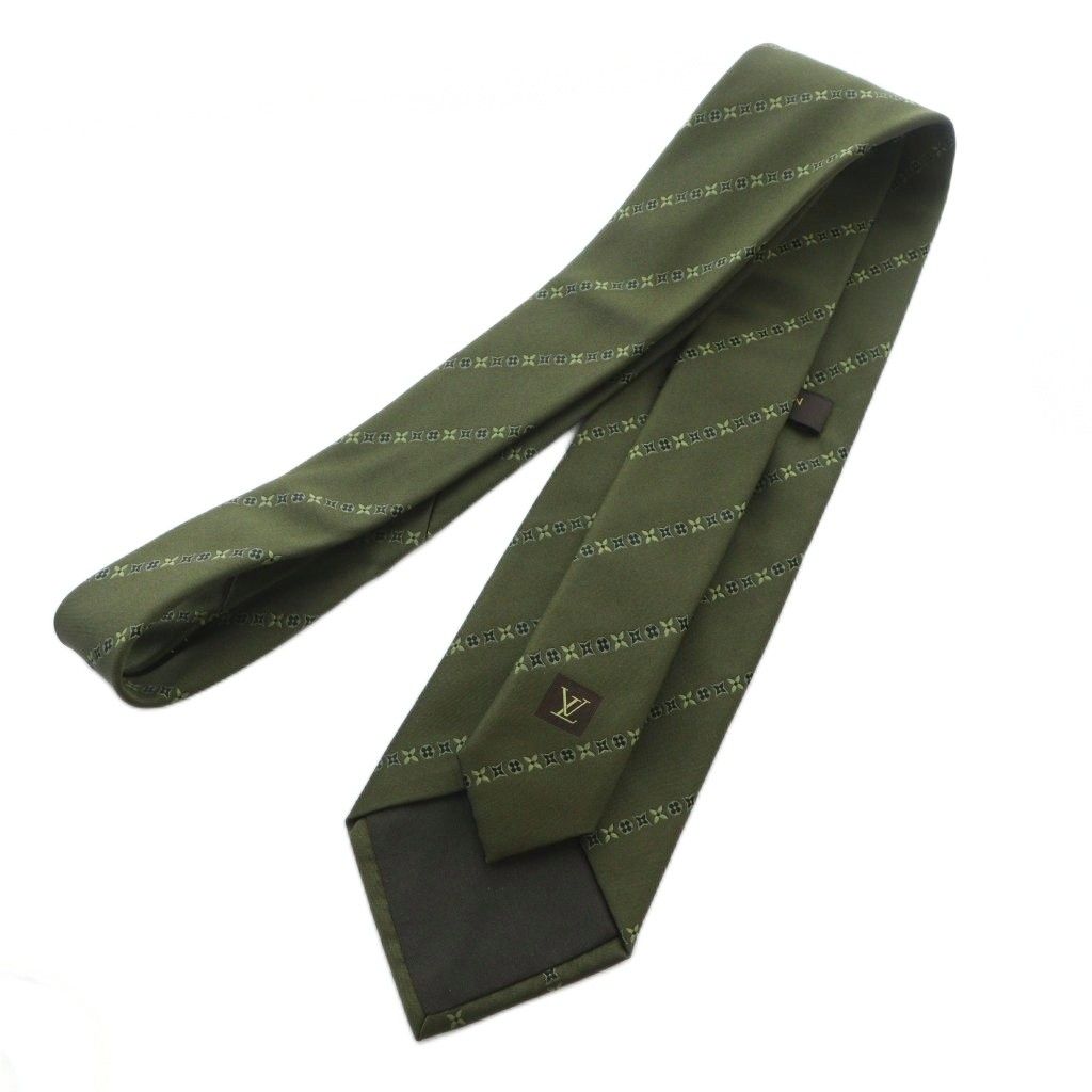 ルイヴィトン LOUIS VUITTON ネクタイ レギュラータイ 絹 シルク