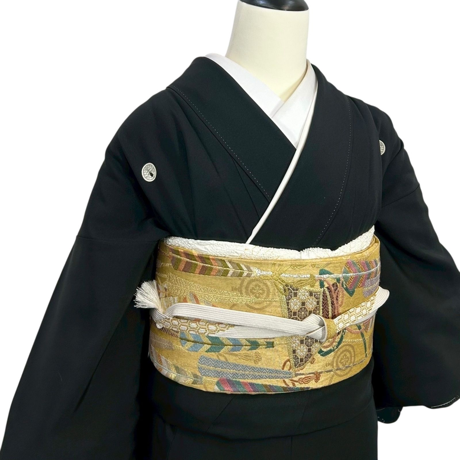 黒留袖フルセット 着物 正絹 - メルカリ