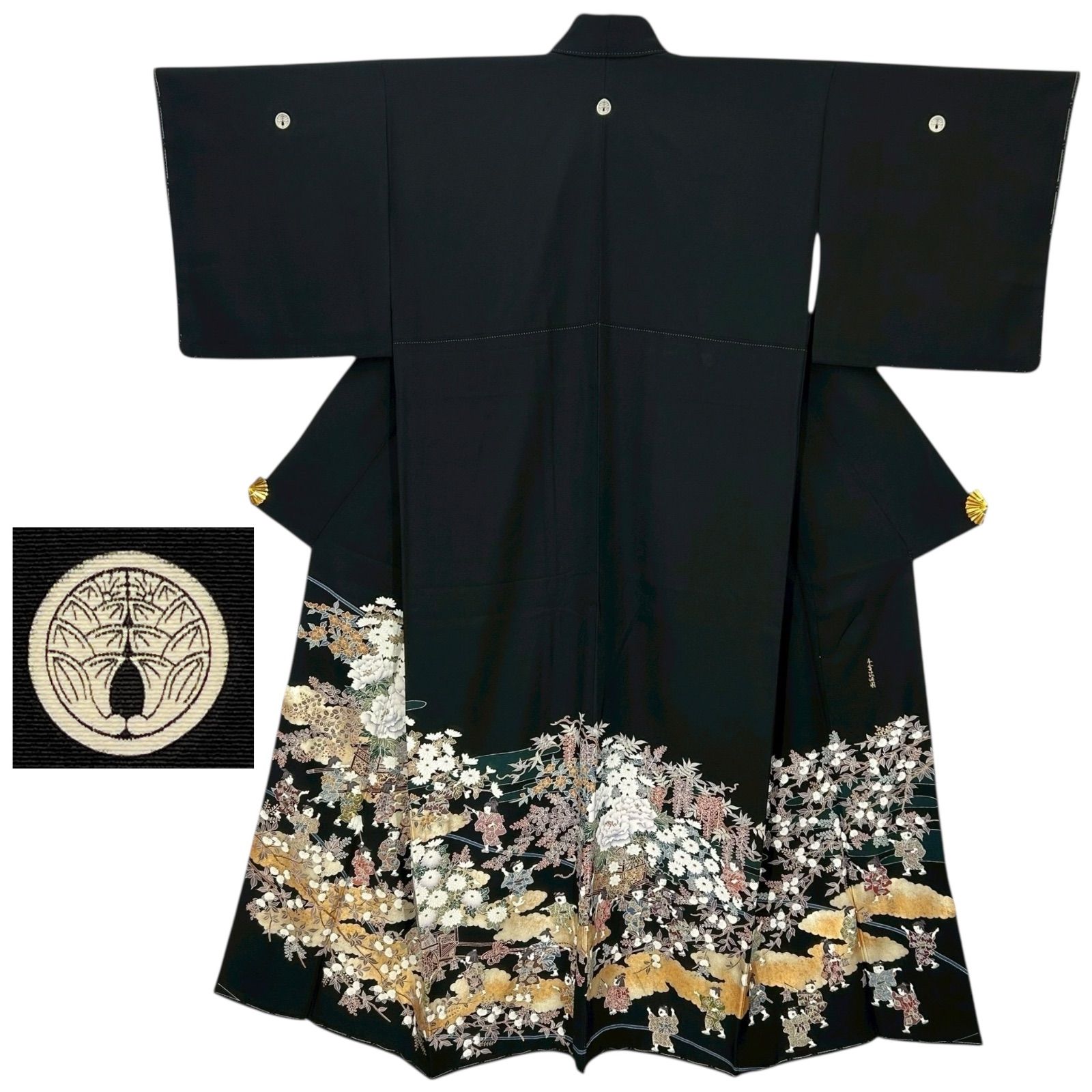 黒留袖フルセット 着物 正絹 - メルカリ