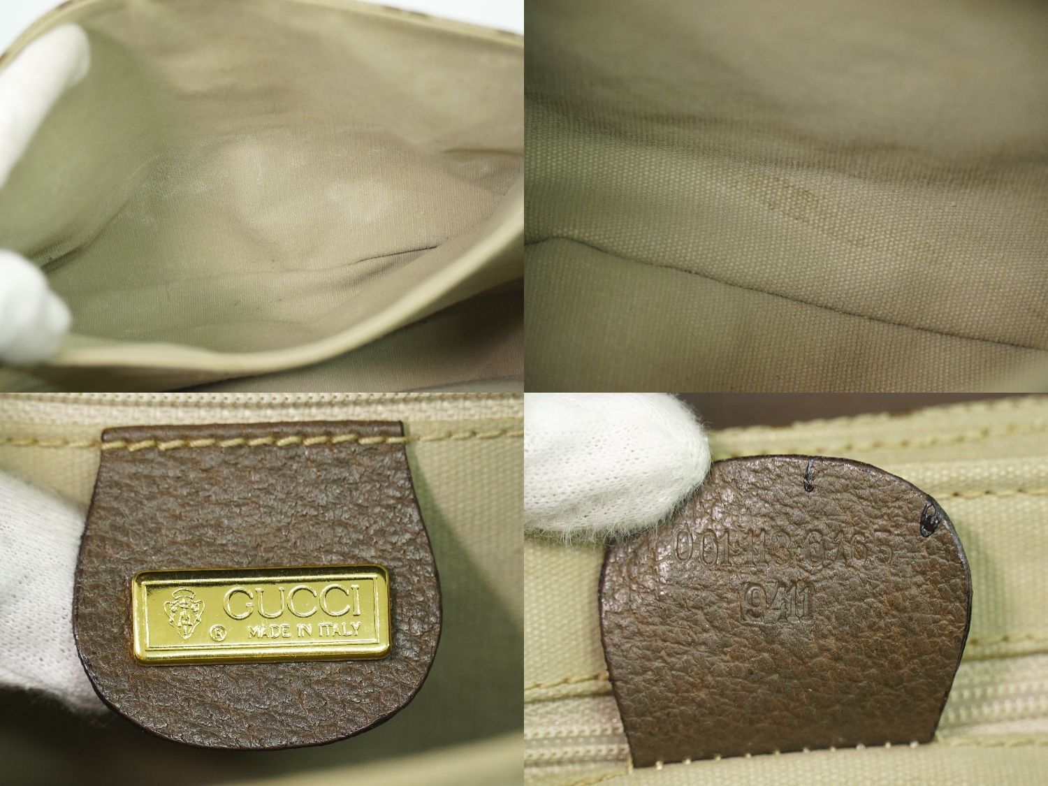 本物 グッチ GUCCI オールドグッチ GGスプリーム ショルダーバッグ