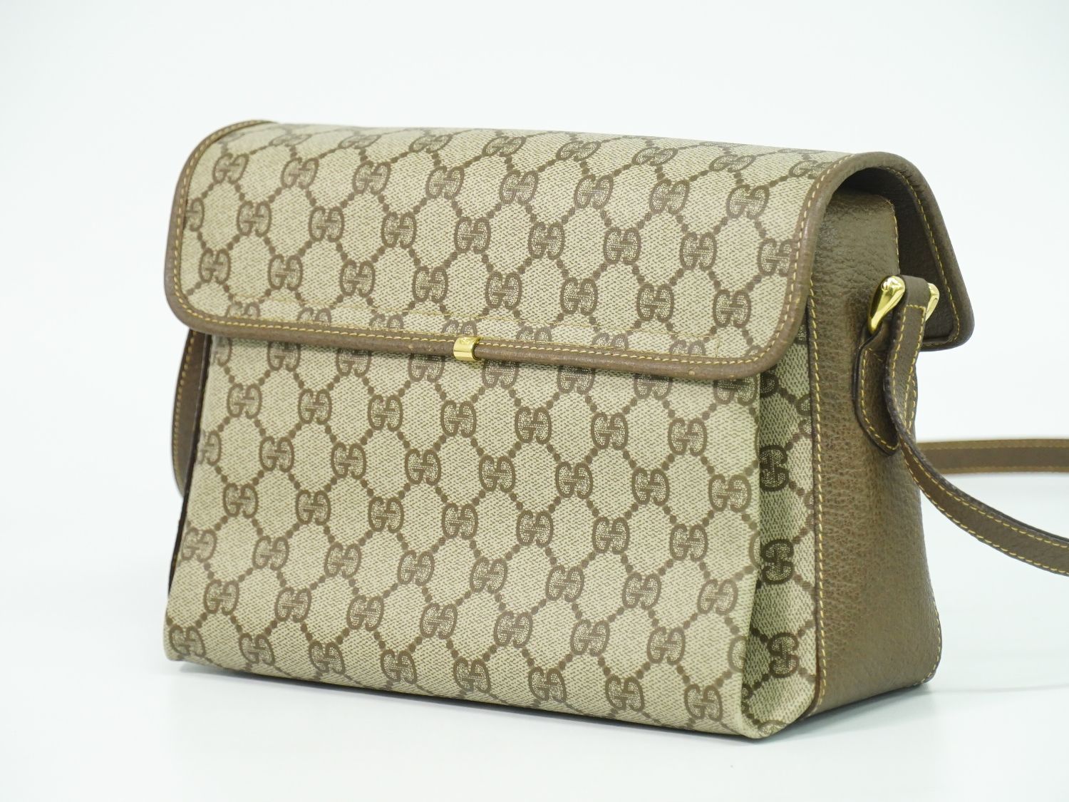 本物 グッチ GUCCI オールドグッチ GGスプリーム ショルダーバッグ