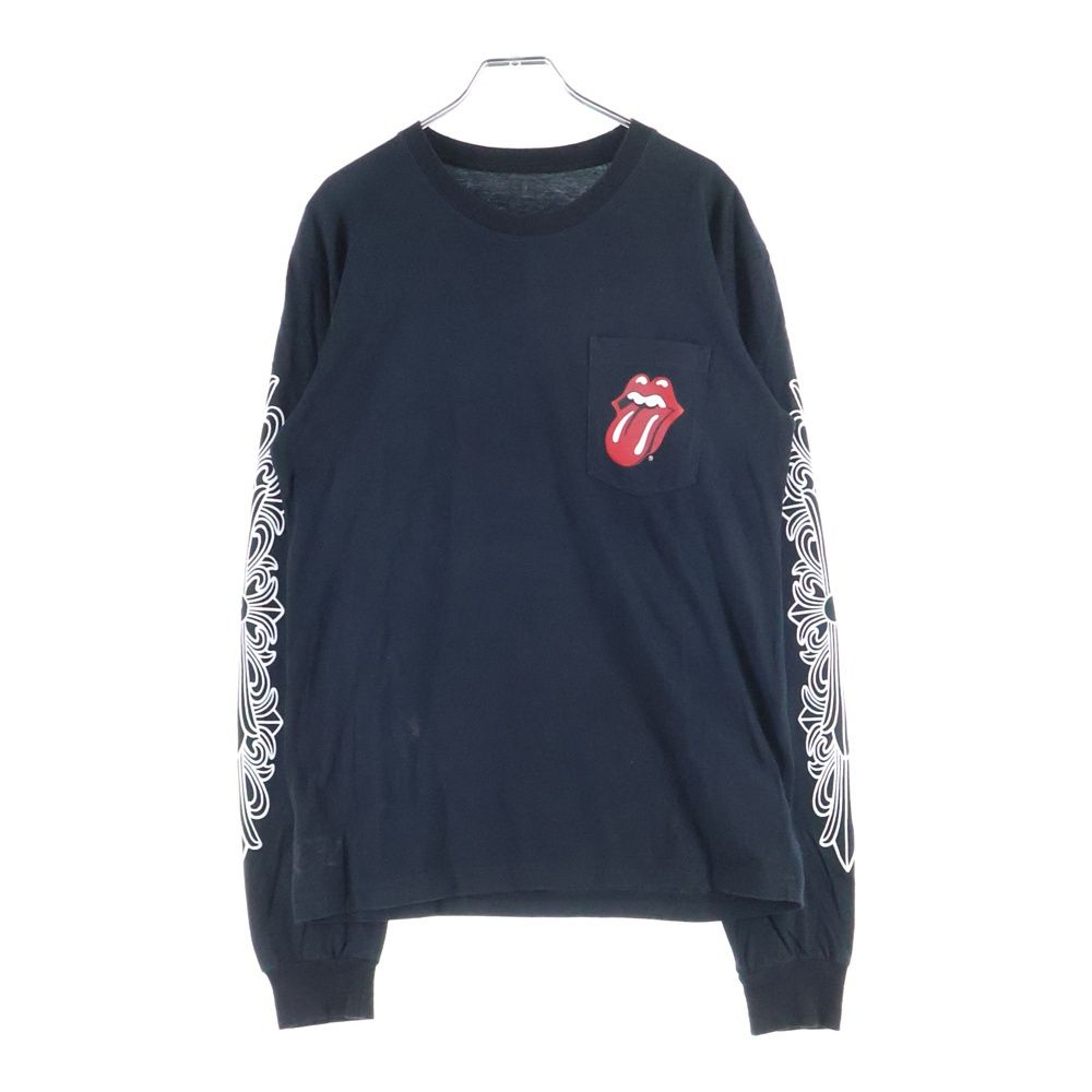 CHROME HEARTS / クロムハーツ 長袖 ローリングストーンズ S CHROME HEARTS (クロムハーツ) CH ROLLING STONES Lip And Tongue L/S