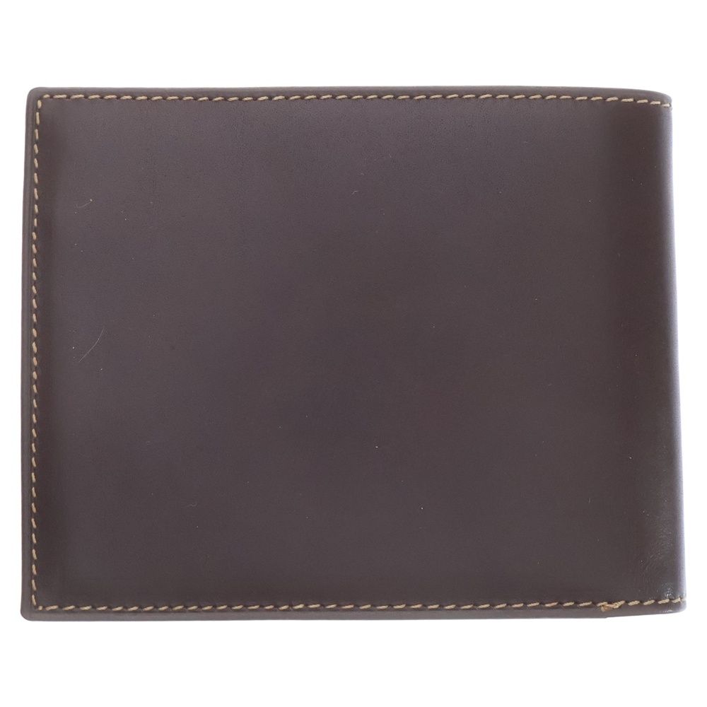 【未使用保管品】パテックフィリップ　財布　ブラウン PATEK PHILIPPE (パテックフィリップ) 二つ折り財布 レザー ブラウン