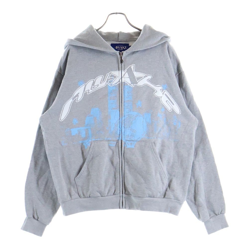 AWAKE (アウェイク) NY SKYLINE ZIP UP HOODIE ニューヨーク 