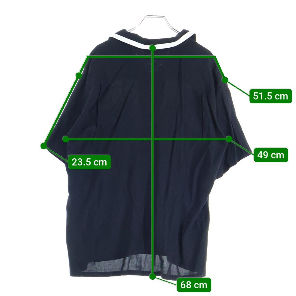 CELINE (セリーヌ) 21SS Loose Bowling Shirt ロゴ刺繍 ボーリング