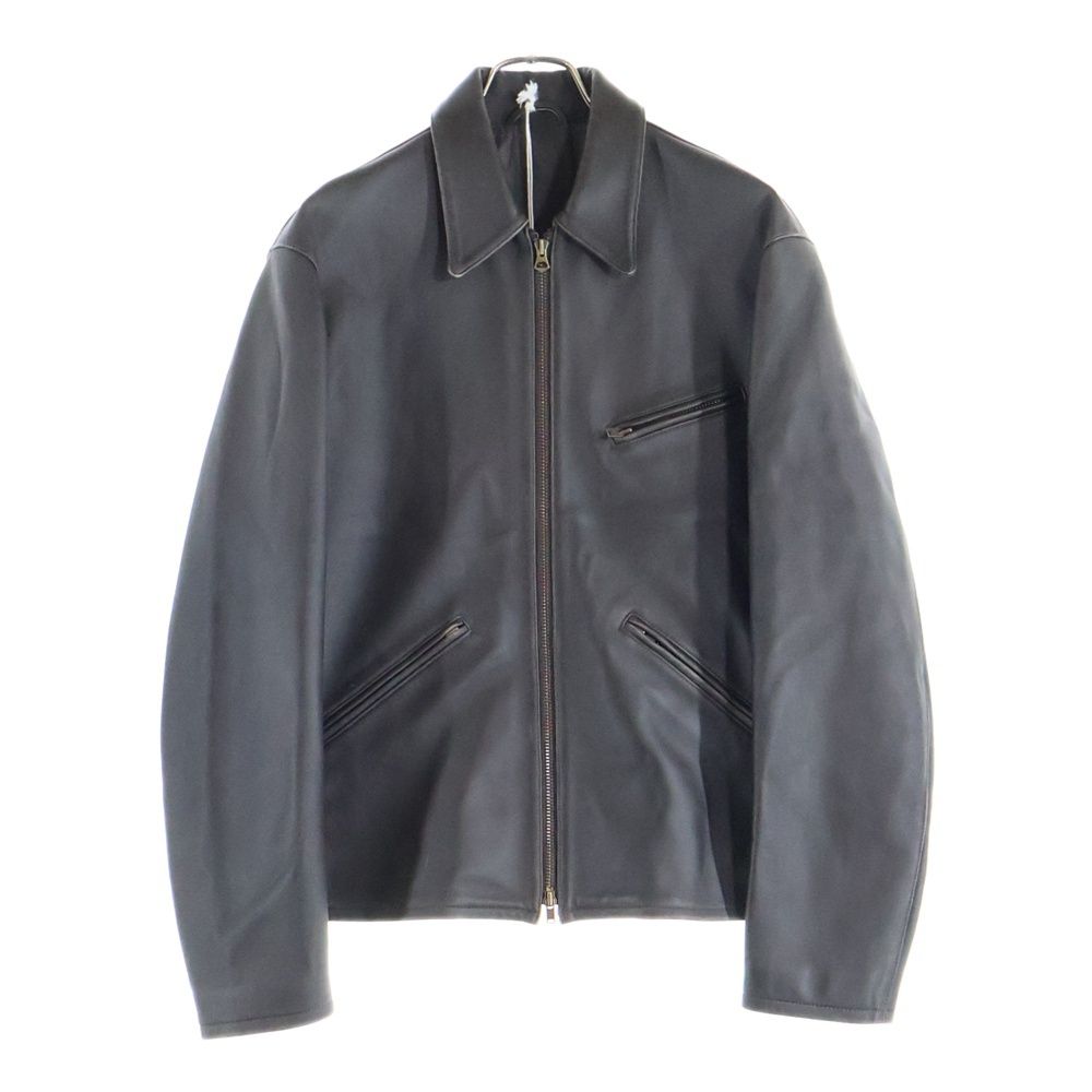 LIDNM（リドム）の「VINTAGE WASHED LEATHER ZIP（ブルゾン）」 - WEAR