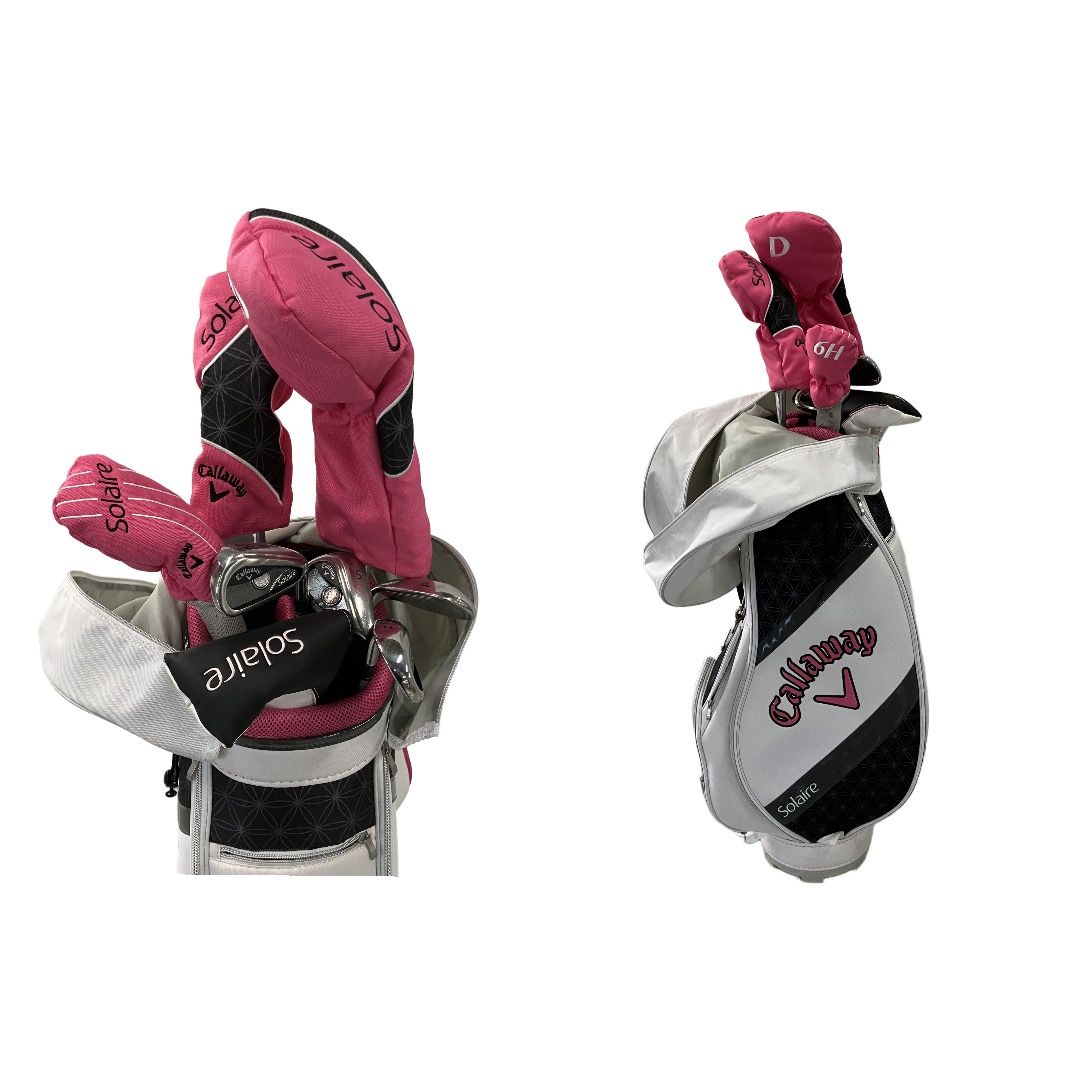 Callaway Solaire レディース ゴルフクラブ 8本 キャディバッグセット B10780827