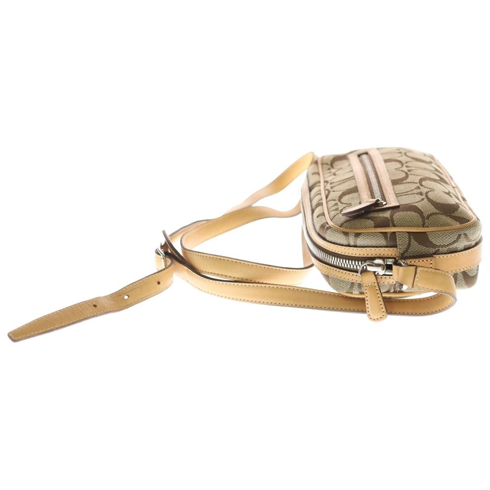 COACH コーチ シグネチャー ミニ ショルダーバッグ ベージュ Coach 