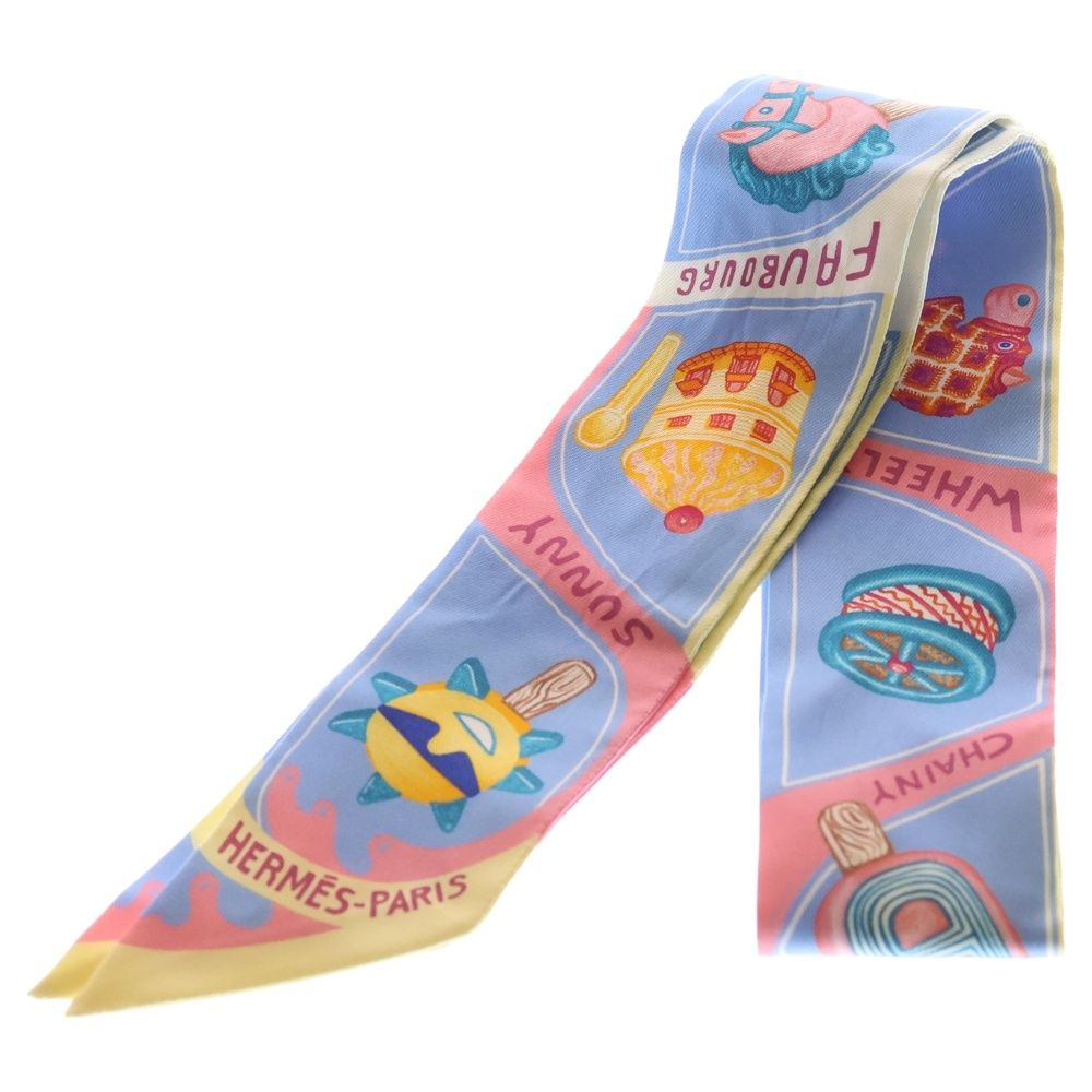 HERMES (エルメス) ツイリー ファニー・アイスクリーム シルクスカーフ