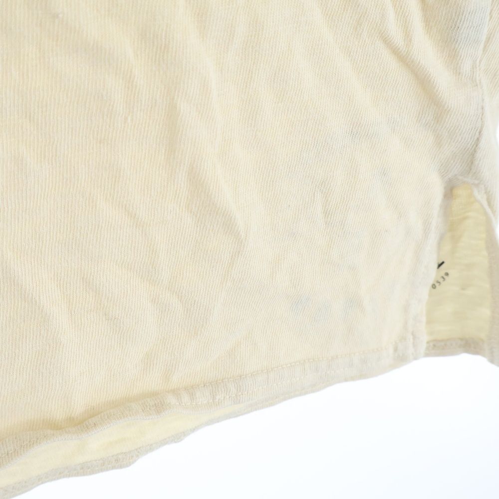 KAPITAL (キャピタル) ヘンリーネック コットン 半袖Tシャツカットソー