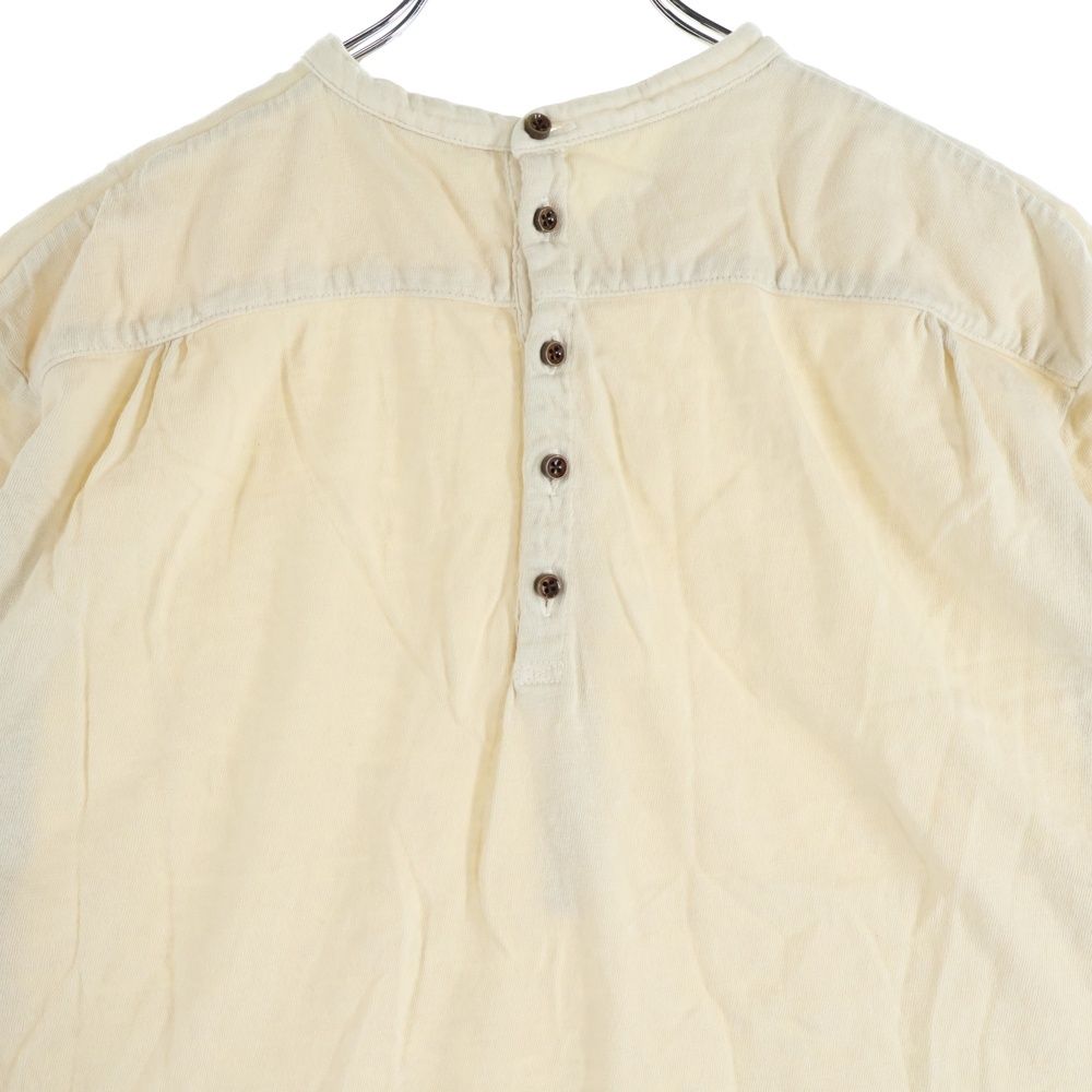 KAPITAL (キャピタル) ヘンリーネック コットン 半袖Tシャツカットソー