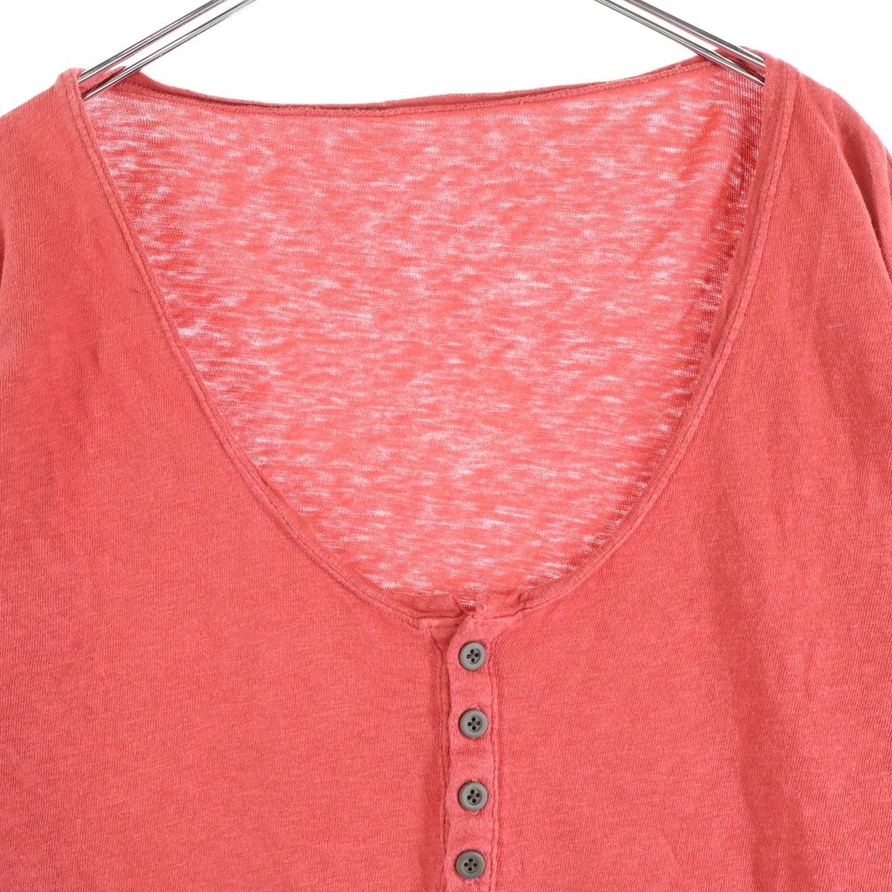 KAPITAL (キャピタル) ヘンリーネック コットン 長袖Tシャツカットソー