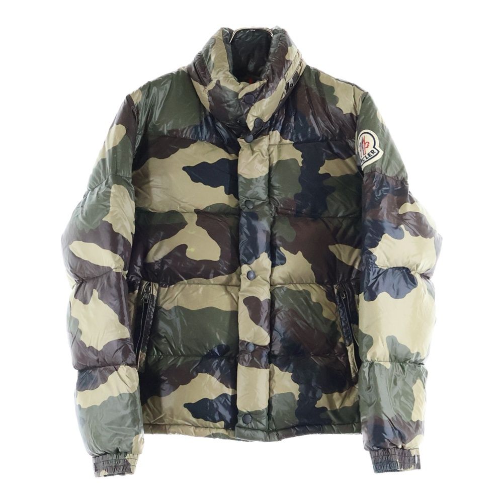 MONCLER (モンクレール) EVELEST エベレスト 総柄カモフラ 袖ワッペン