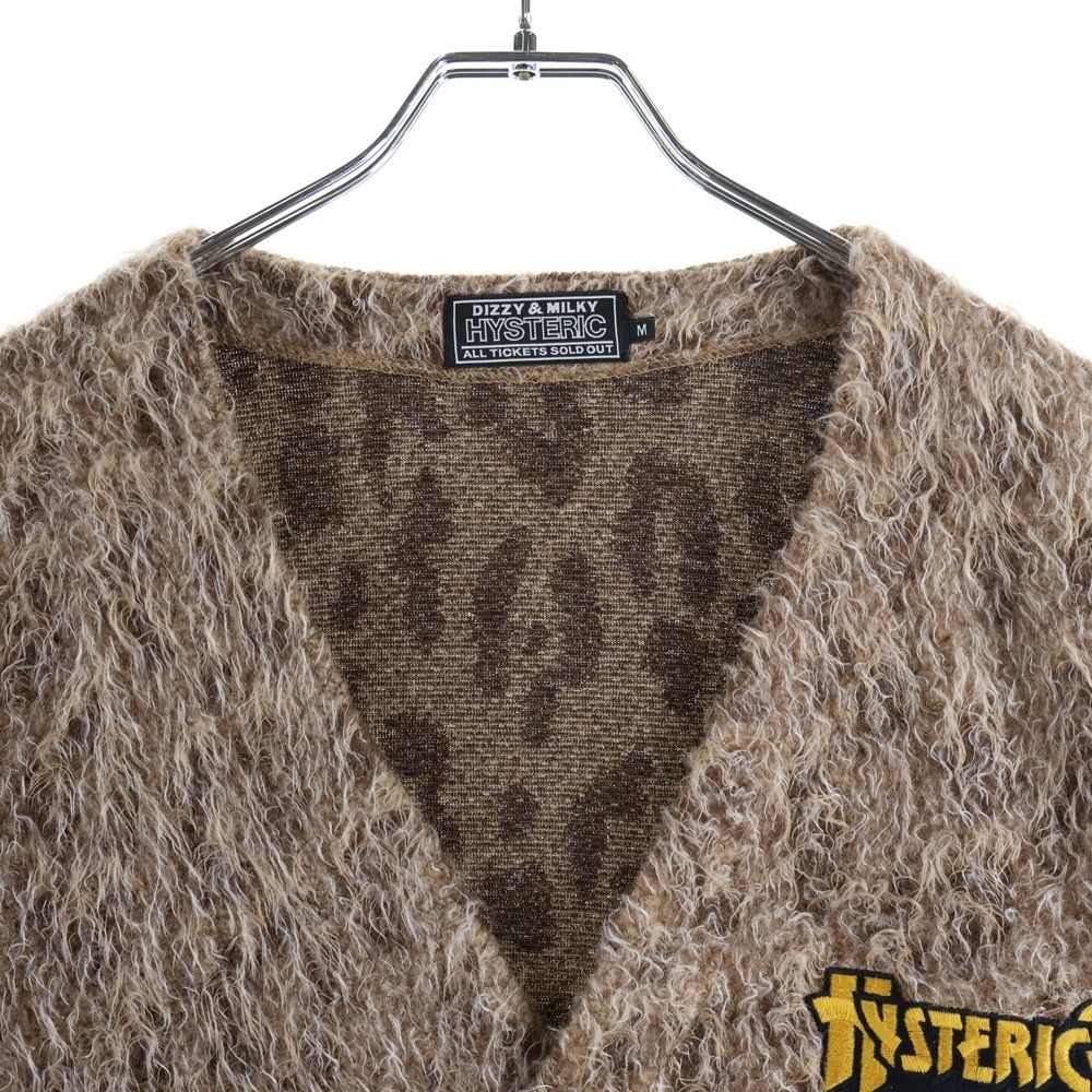 HYSTERIC GLAMOUR (ヒステリックグラマー) HYSTERIC LOGO刺繍 モヘア