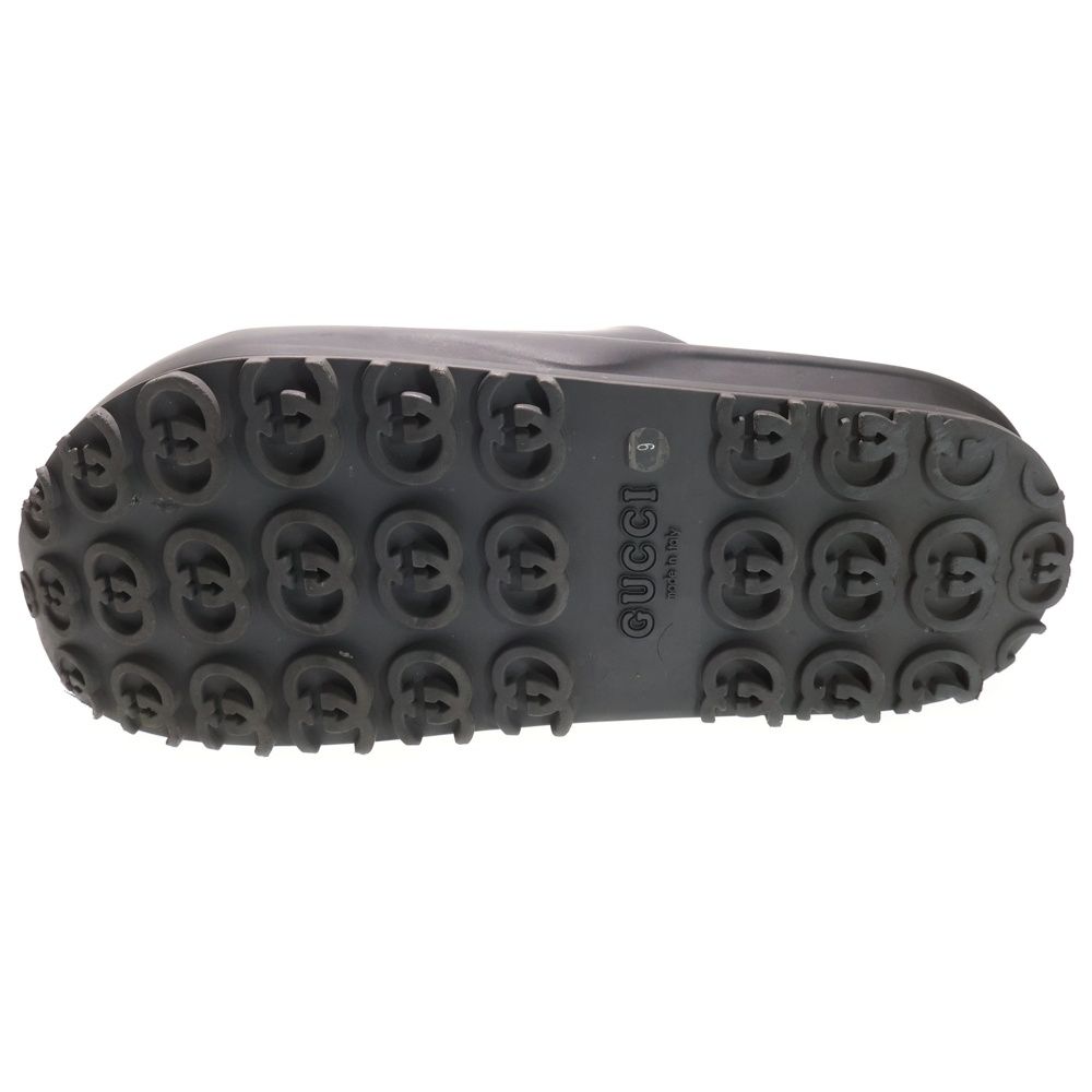 GUCCI (グッチ) インターロッキング Gスライド サンダル ブラック