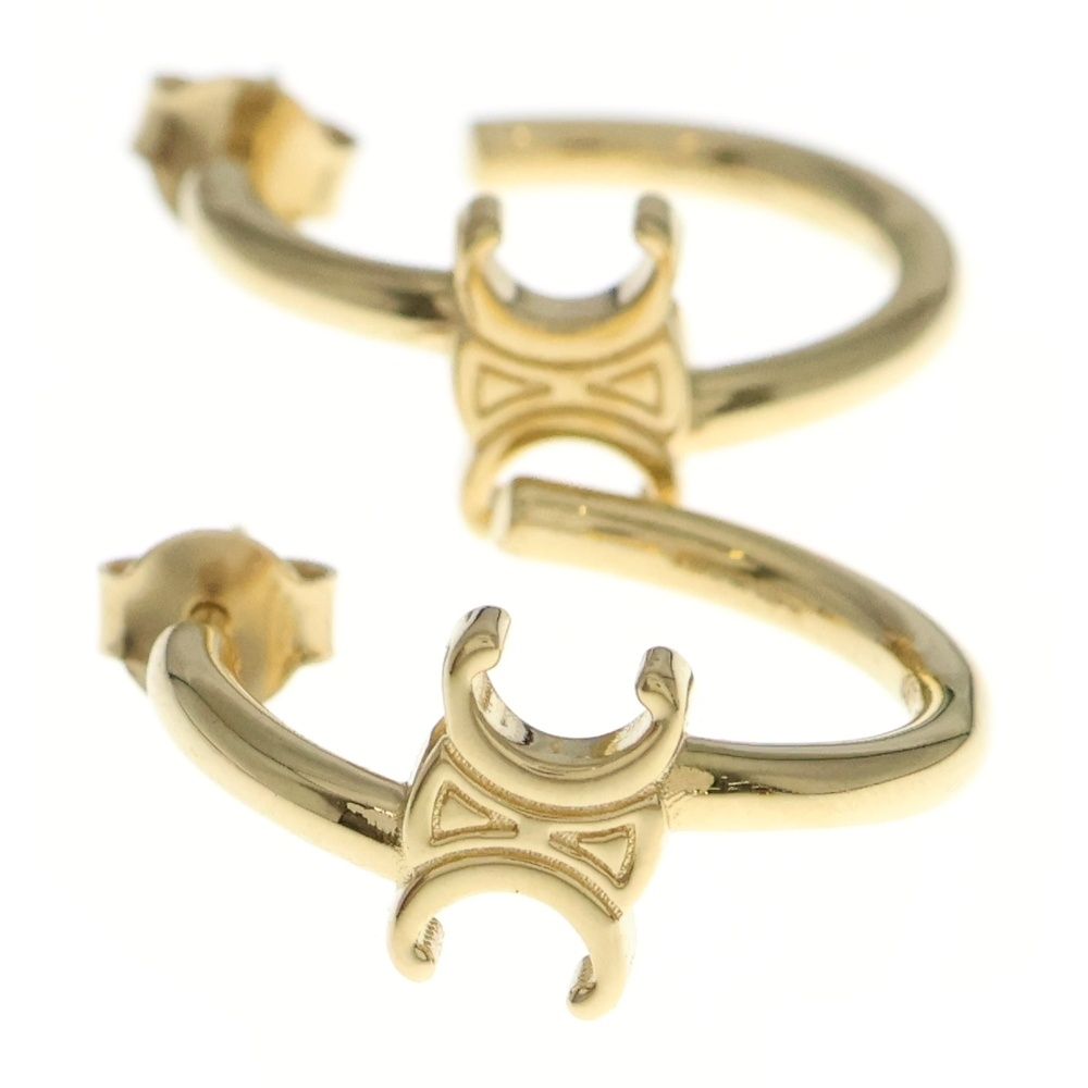 CELINE (セリーヌ) トリオンフ フープピアス ゴールド GP - メルカリ