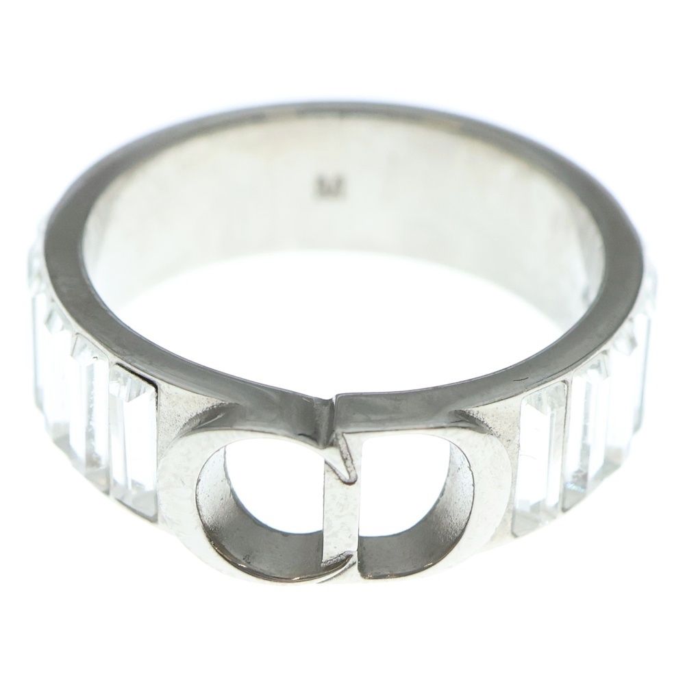 DIOR CD Icon クリスタルリング　真鍮＆クリスタル Christian Dior - ［未使用級］ディオール CD Icon クリスタルリング