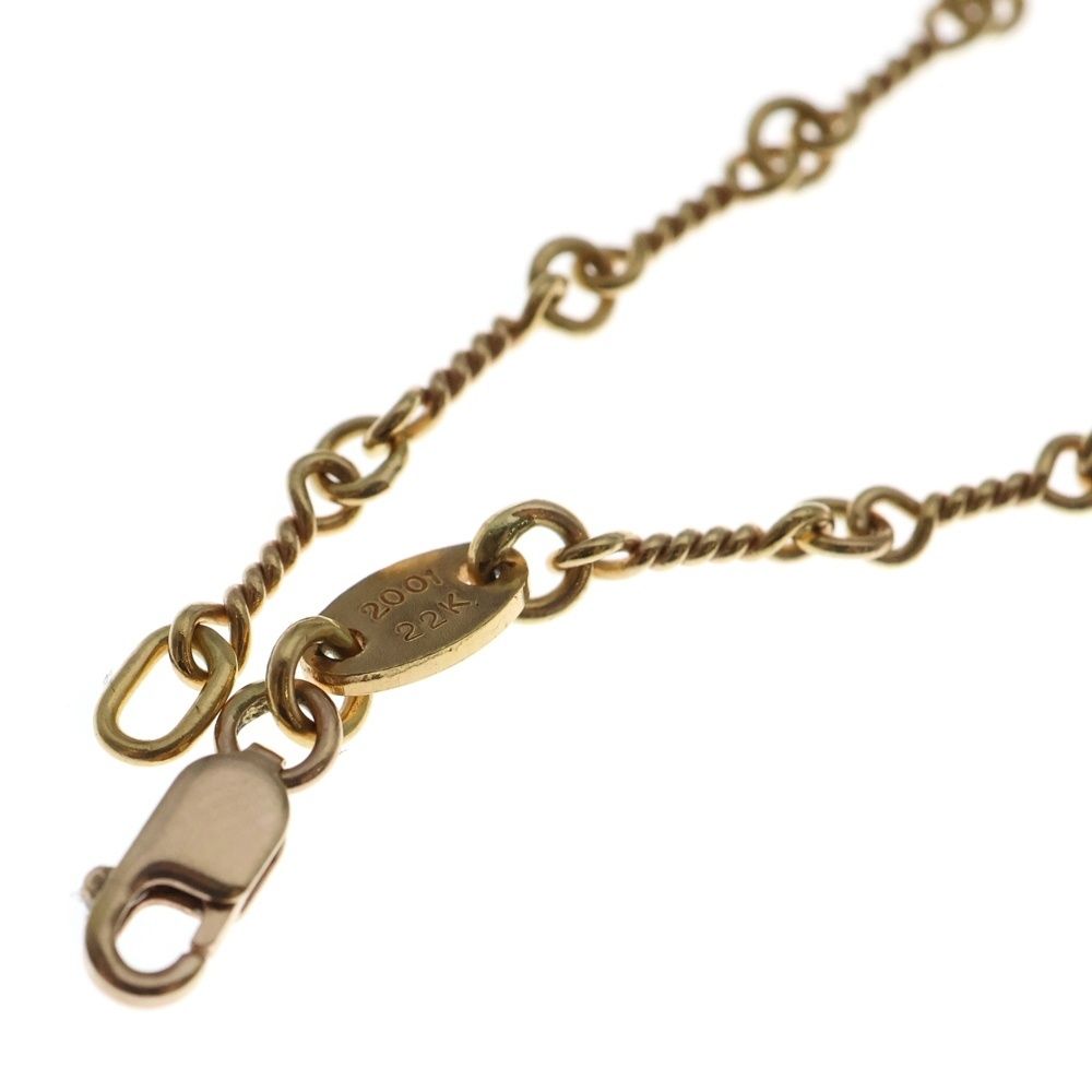 CHROME HEARTS (クロムハーツ) 22K NECKCHAIN T18 ツイストチェーン