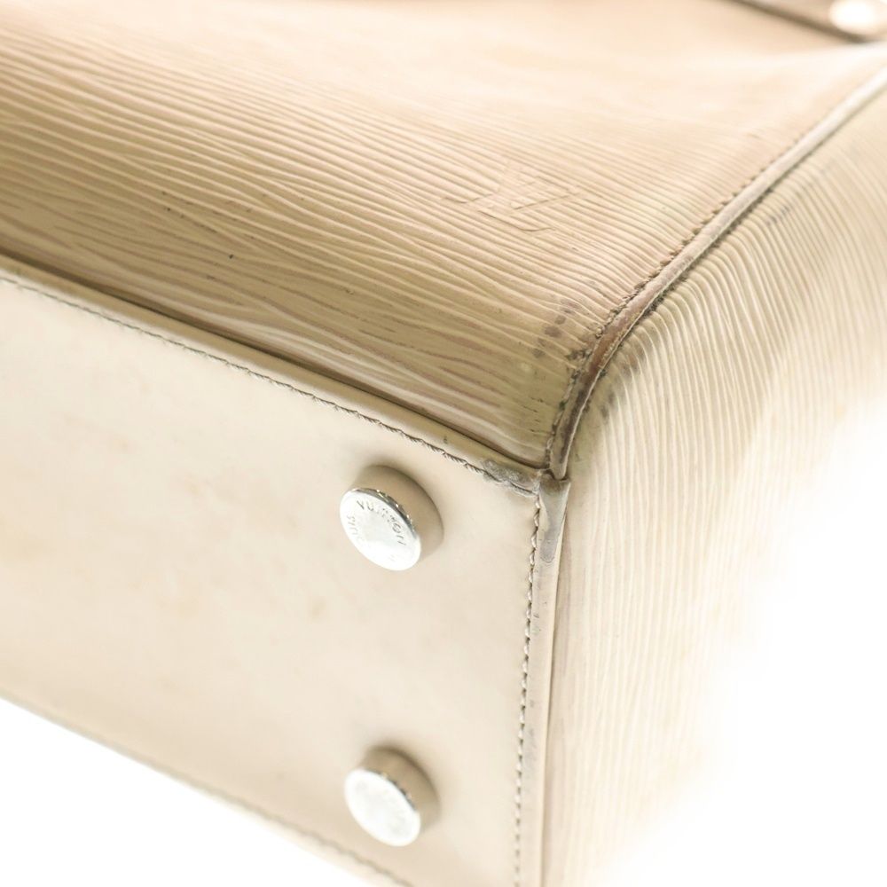 L V ベージュ ハンドバッグ LOUIS VUITTON (ルイヴィトン) エピ ブレアMM ハンドバッグ ベージュ