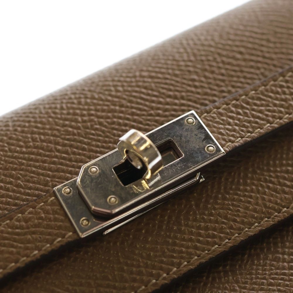 HERMES (エルメス) ケリーウォレット ロング トゥーゴー エトゥープ
