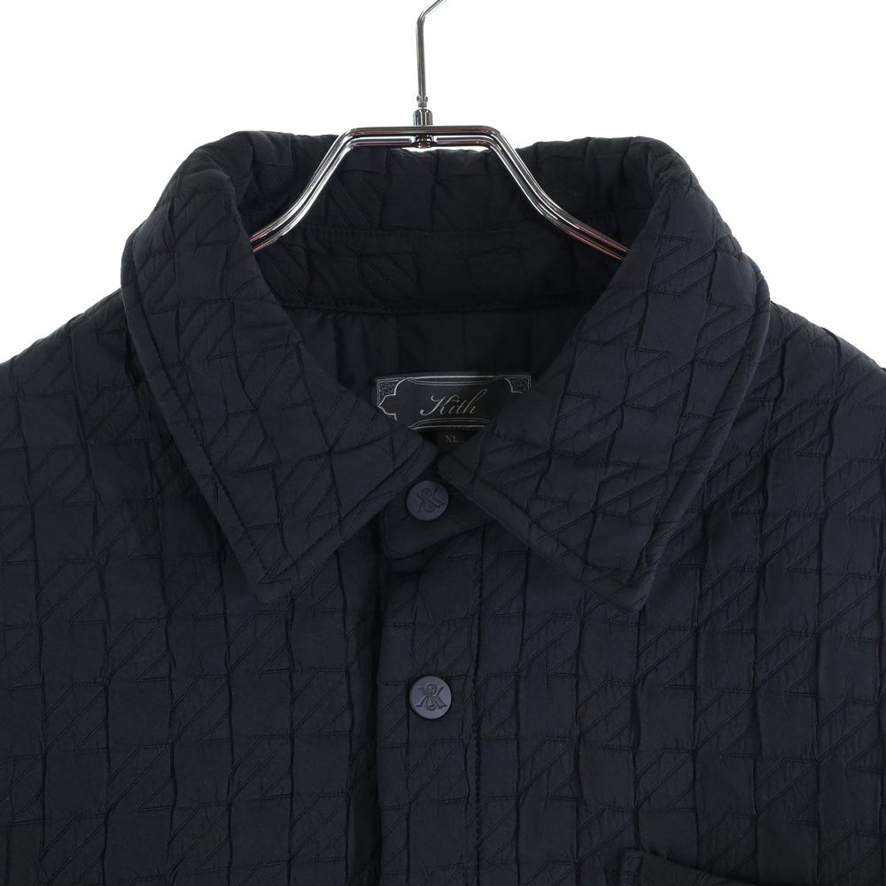 KITH (キス) 25AW Check Quilt Brixton Shirt Jacket ロゴ チェック