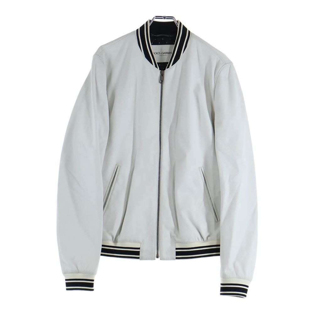 DOLCE & GABBANA (ドルチェアンドガッバーナ) ラムレザー ブルゾン